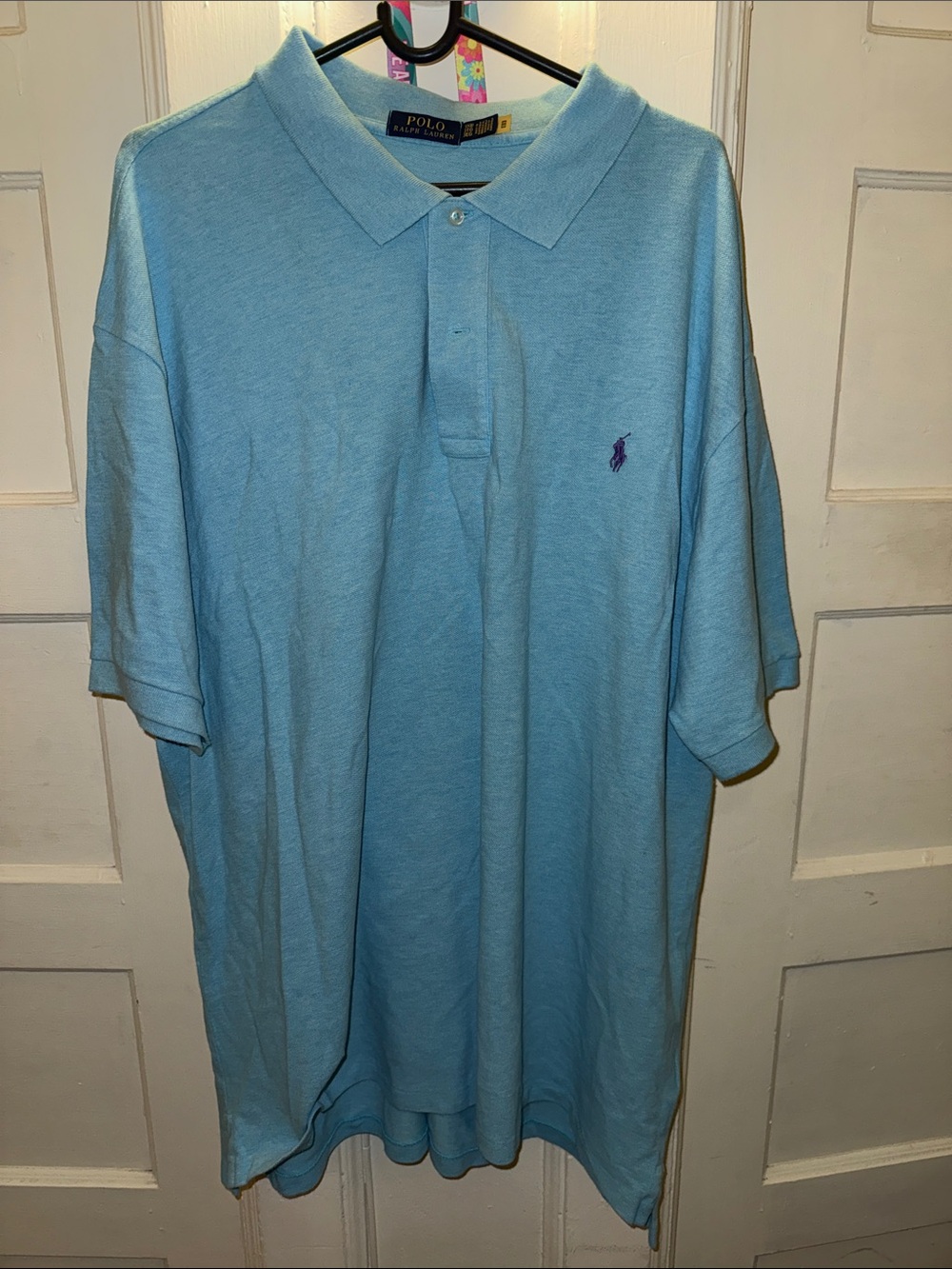 Polo by Ralph Lauren Sky Blue Short-Sleeve Pique Polo